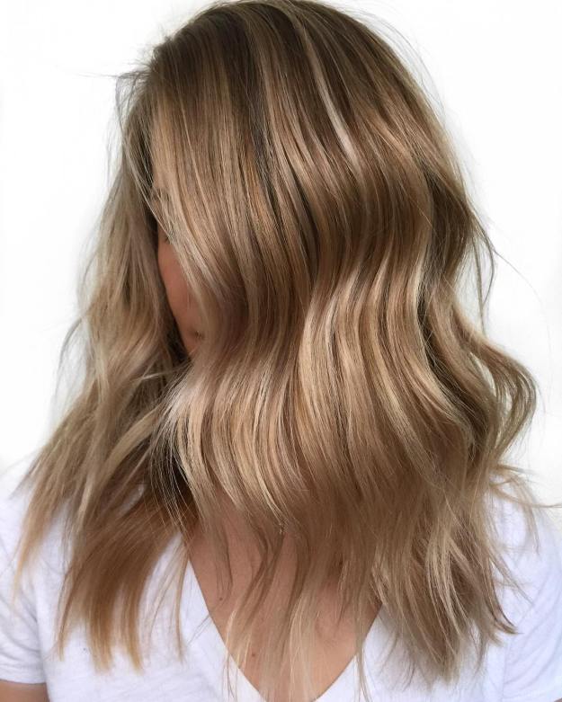 Caramel Bronde Balayage Hair