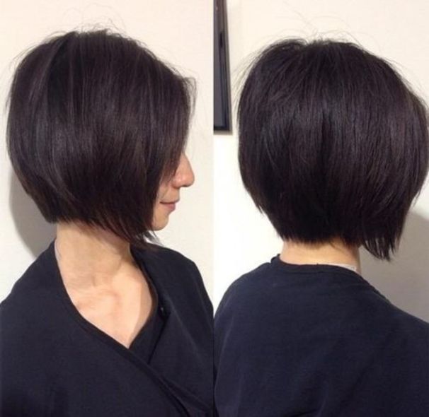 chin-length textured bob