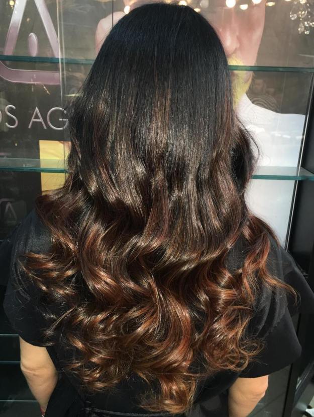 Chocolate Brown Ombre Hair