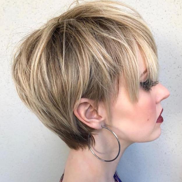 Choppy Bronde Pixie Bob