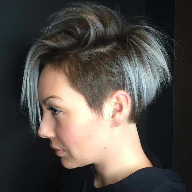 Choppy Pixie Bob With Temple Undercut