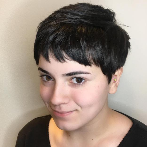 Choppy Pixie With Cropped Bangs
