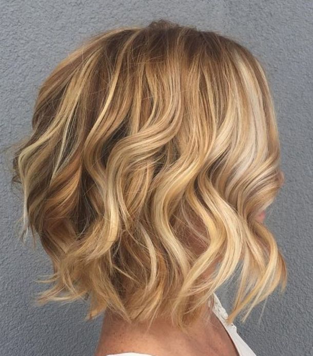 Curled Bob For Fine Hair
