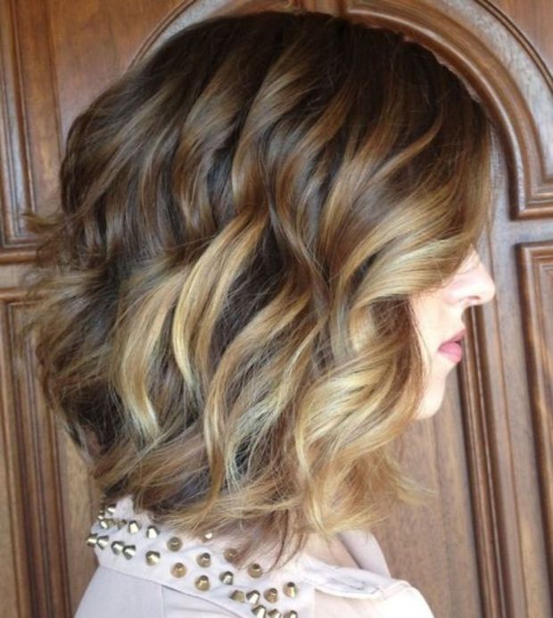 Curly Style with Ombre Coloring