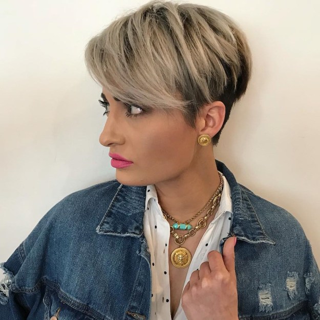 Cute Layered Inverted Pixie Bob