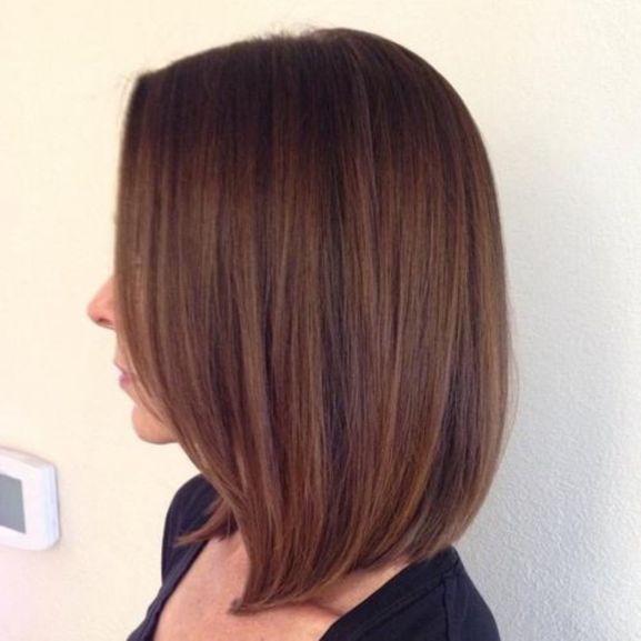 Cute long bob haircut