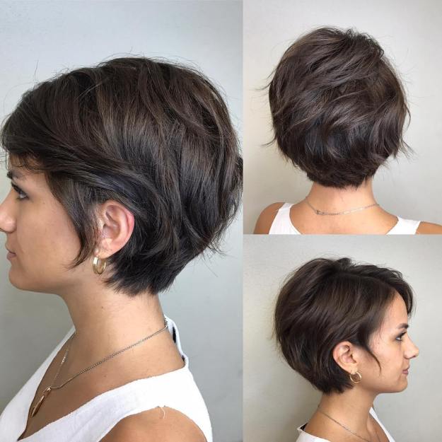 Cute Pixie With Layers And Sideburns