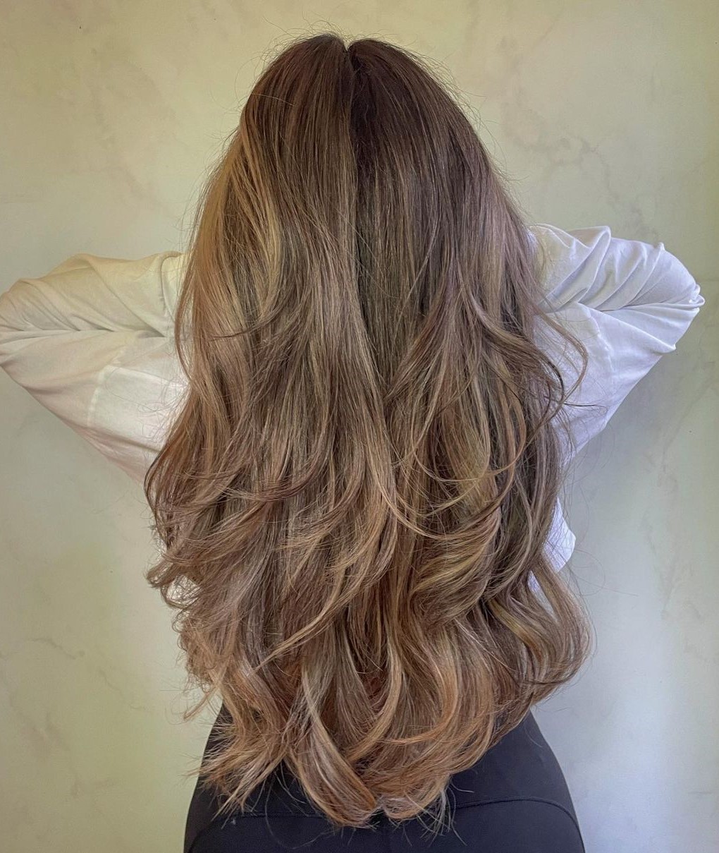 Delicate Light Brown Hair Color