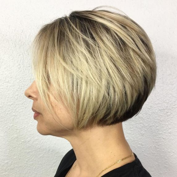 Extra Short Feathered Bob