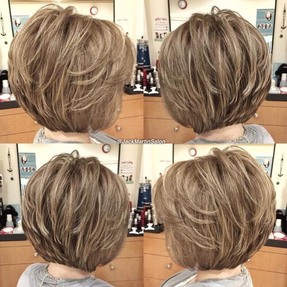 Feminine Stacked Bob