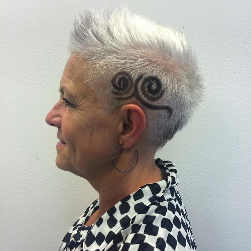 Gray Pixie For Older Women