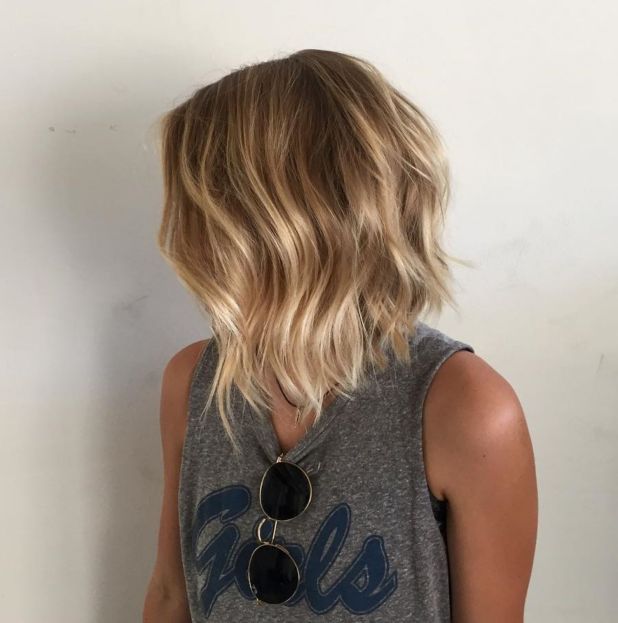 Honey Blonde Wavy Bob