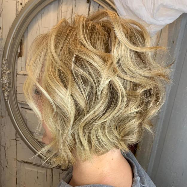 Inverted Bob For Wavy Curly Hair