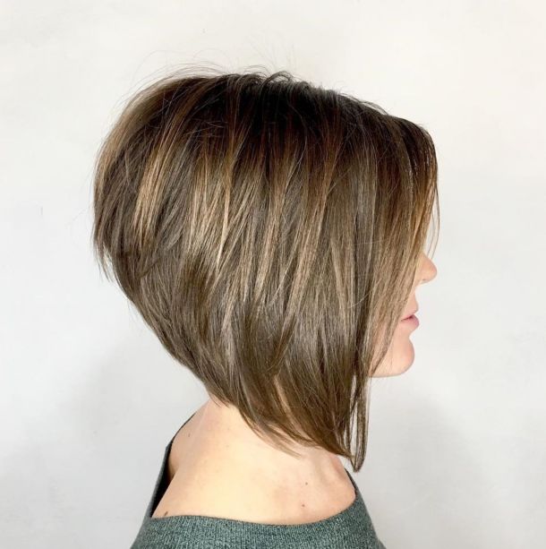 Inverted Stacked Collarbone Bob
