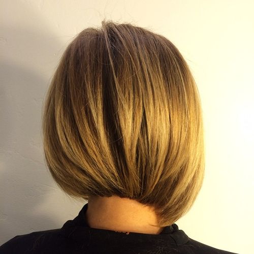 layered asymmetrical bob