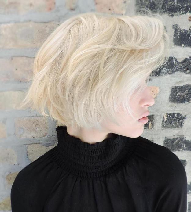 Layered Blonde Bob