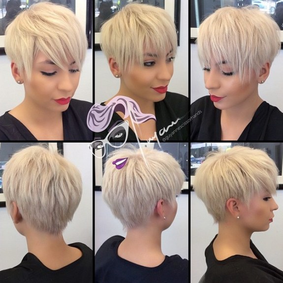 Layered Pixie Cut With Bangs