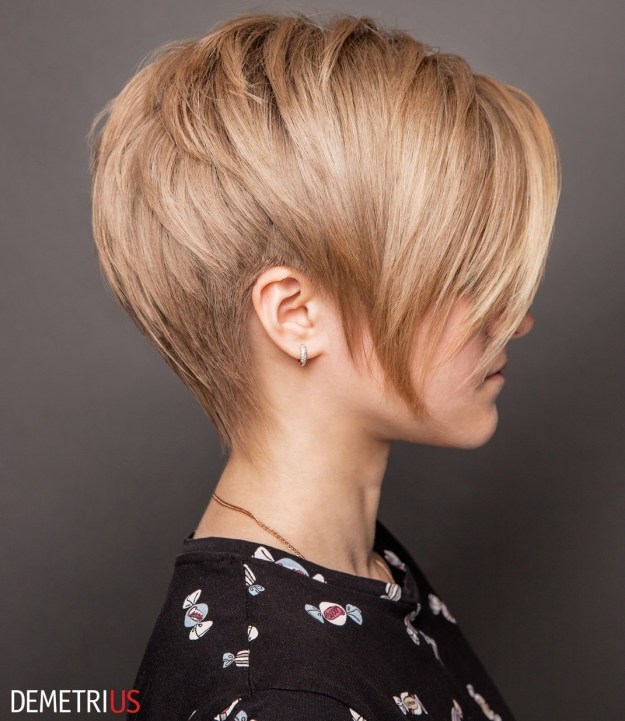Layered Pixie With Side Undercuts