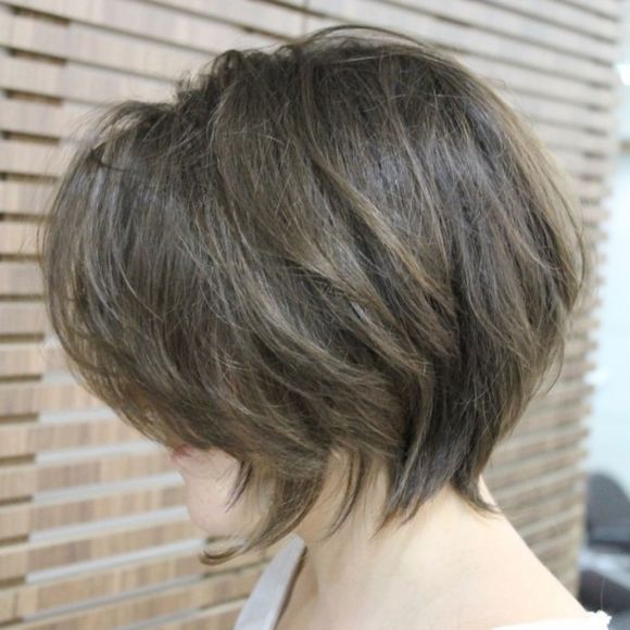 Layered Tousled Bob Hairstyle