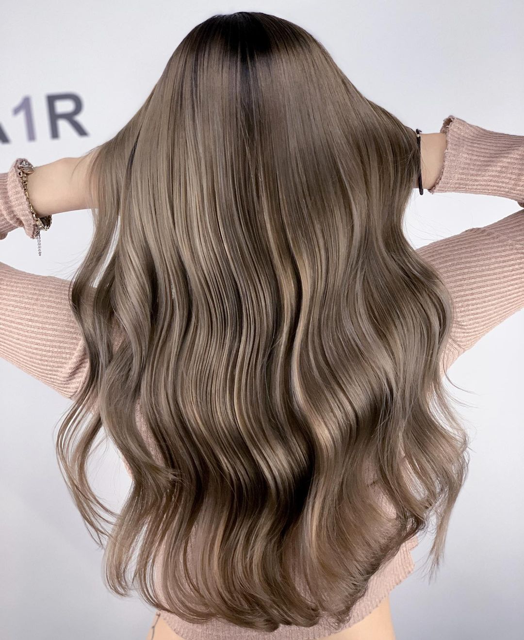 Light Brown Hair with Ash Highlights
