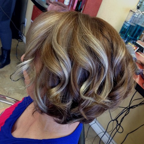 Light Brown Hair with Blonde Balayage Highlights