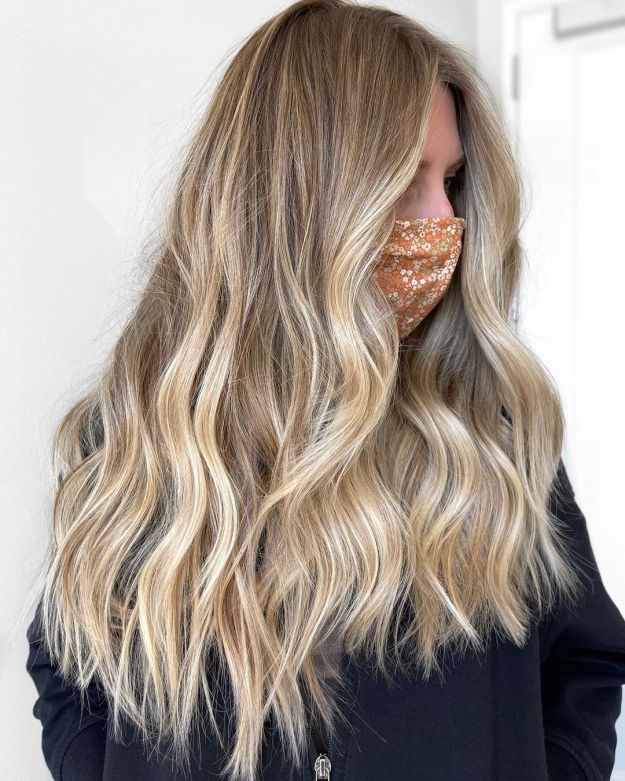 Light Brown Hair with Blonde Highlights