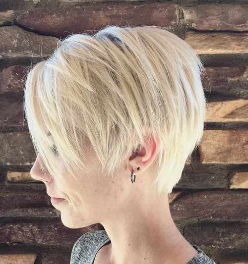 Long Blonde Pixie