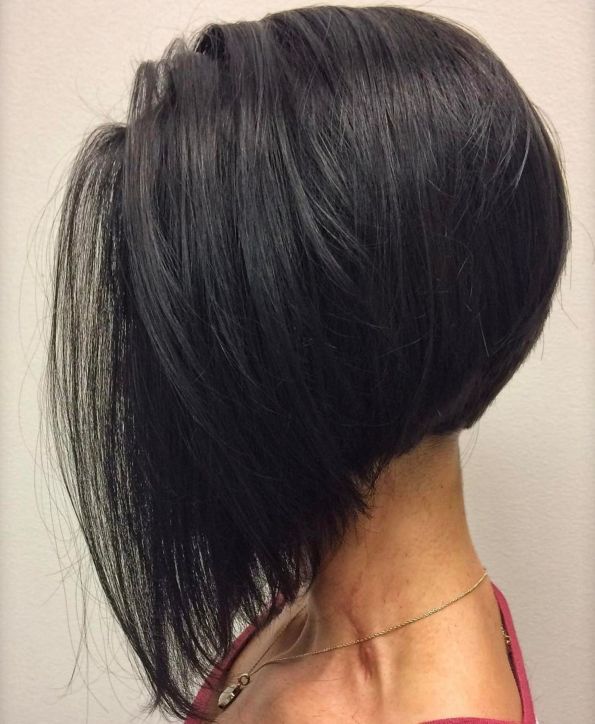 Long Inverted Bob With Elongated Front