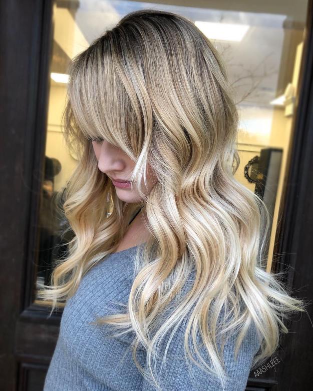 Long Light Honey Blonde Hairstyle