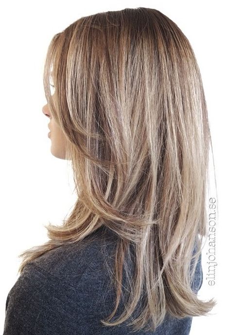 medium brown hair with blonde highlights