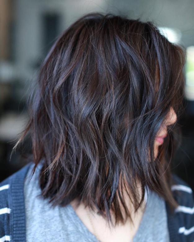 Medium Length Layered Cut With Choppy Layers