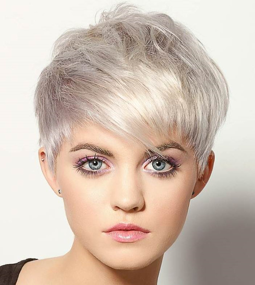 Messy Silver Pixie