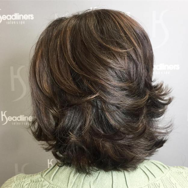 Mid-Length Layered Hairstyle