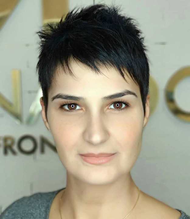 Modern Razored Short Pixie Haircut