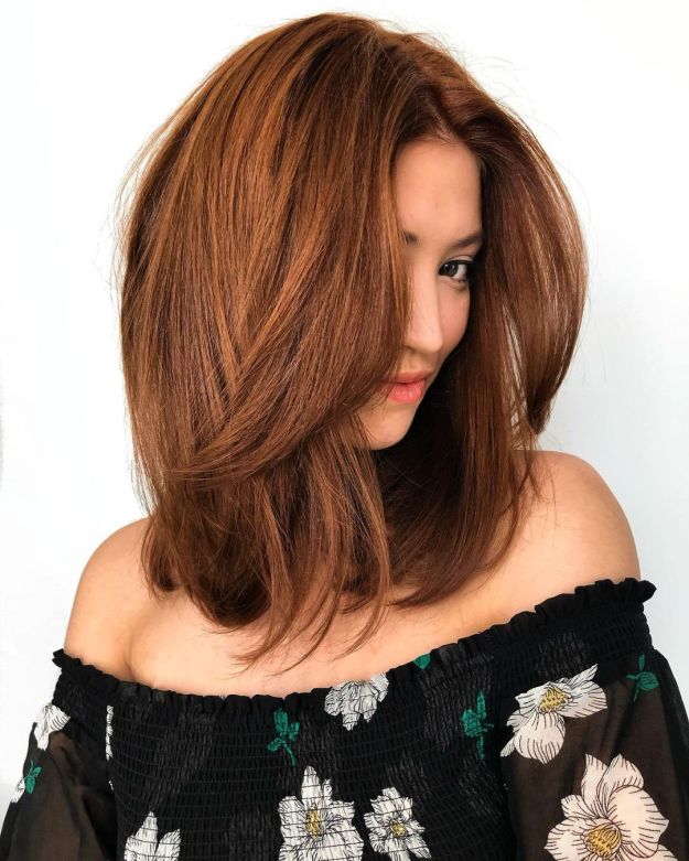 Natural Red Brown Hair