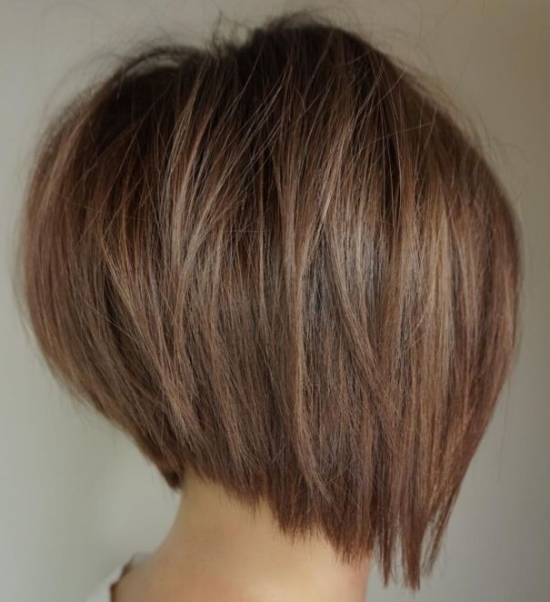 New Stacked Bob For Straight Hair