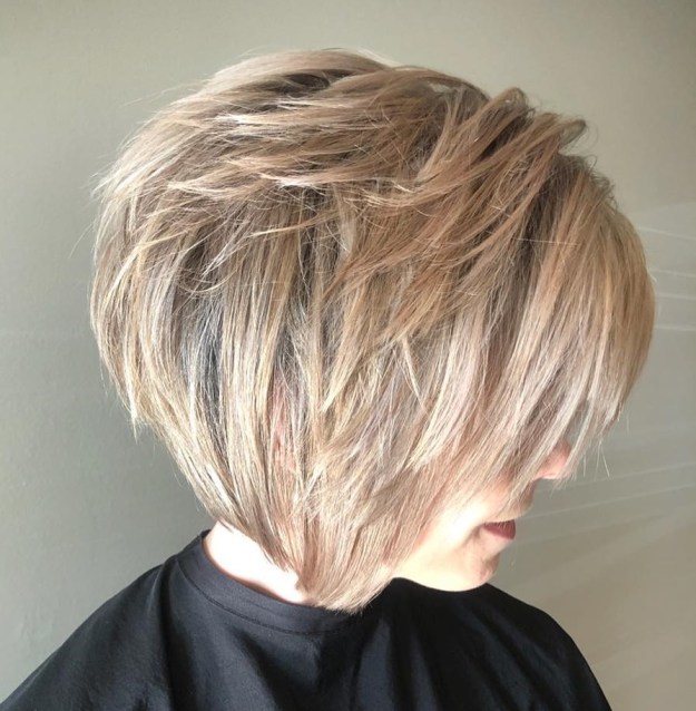 Piece-Y Short Shaggy Bob