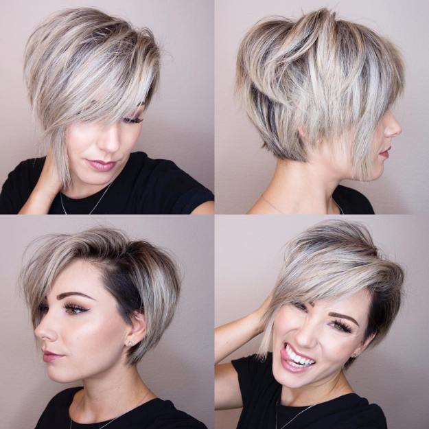 Pixie with Temple Undercut