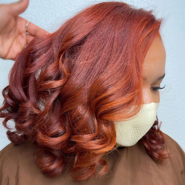 Red Hair with Highlights
