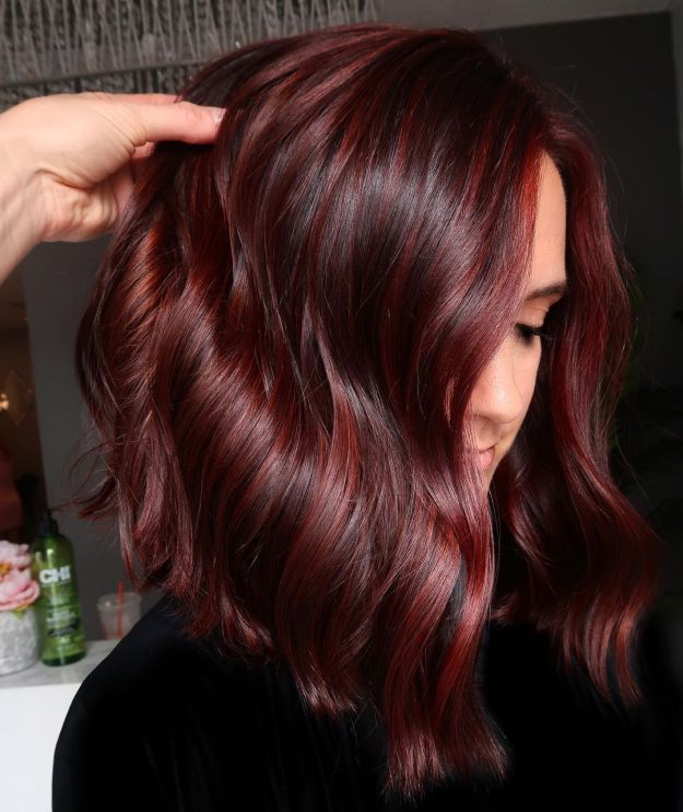 Rich Deep Red Hair Color