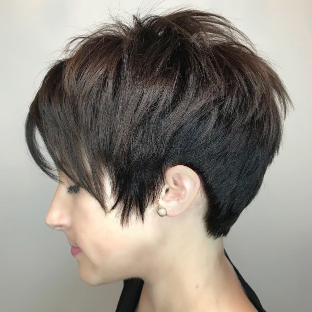 Shaggy Side-Swept Pixie Cut