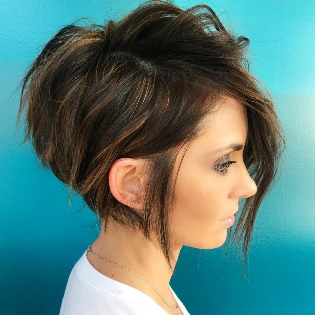 Short Asymmetrical Haircut