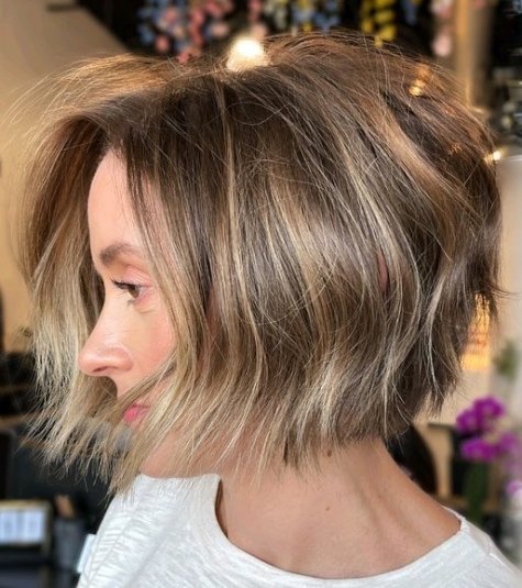 Short Bob Subtle Balayage