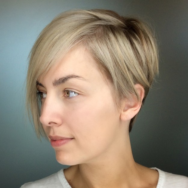 Short Pixie With Cropped Asymmetric Bangs