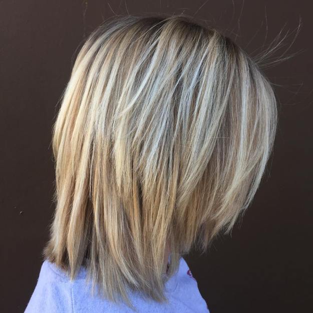Shoulder-Length Bob With Choppy Layers