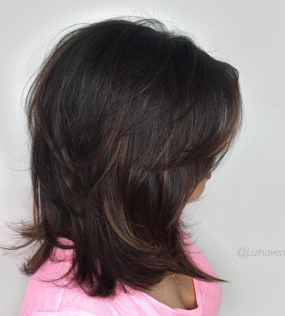 Shoulder Length Layered Haircut