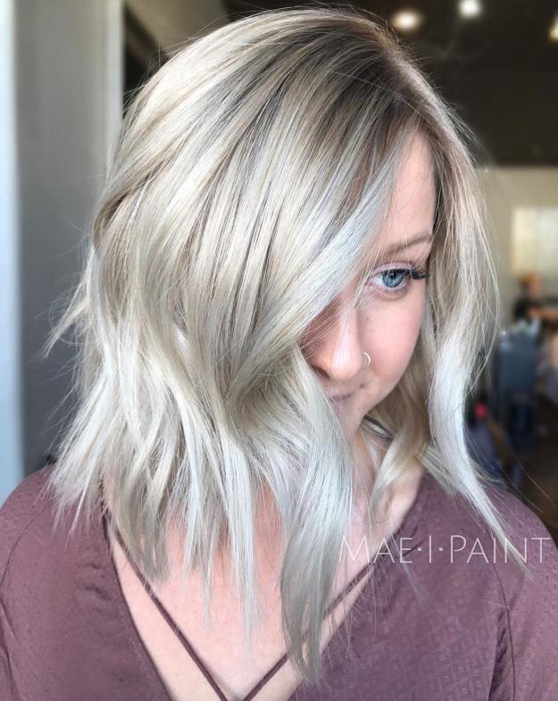 Silver Choppy Layered Lob