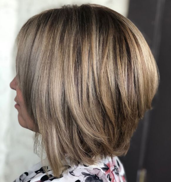 Stacked Long Bob Haircut