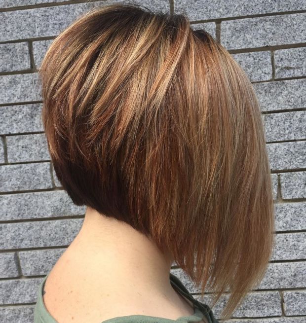 Steeply Angled Layered Bob