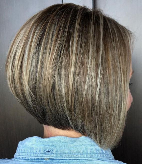 Straight Angled Bob Haircut